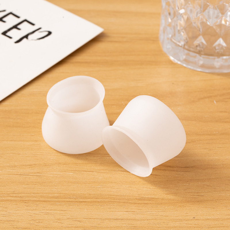 Silicone Chair Foot Cover Mute Wear-resistant Stool Table Foot Protective Cover Wood Floor Non-slip Table Leg Cushion Table and Chair Foot Cushion