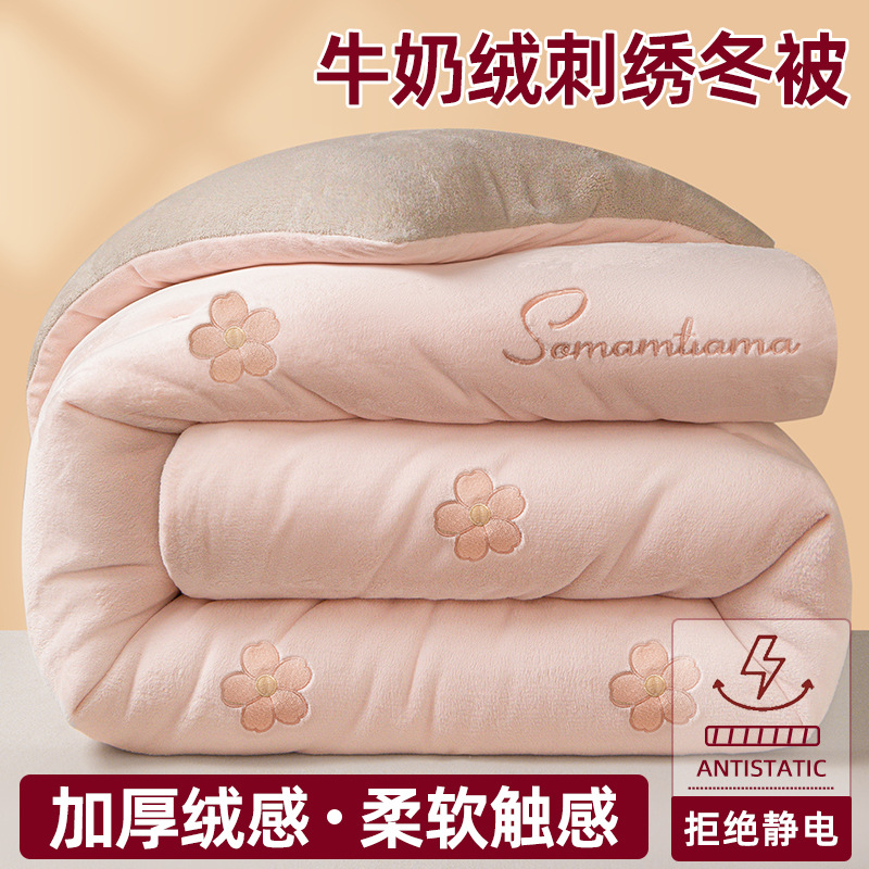 edredón de invierno edredón de algodón de invierno dormitorio de estudiantes individuales edredón de invierno edredón cálido edredón de cama doble edredón de lana