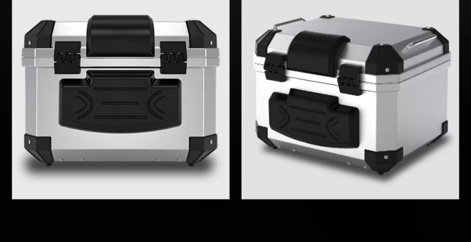 Motorcycle trunk, electric vehicle trunk universal model backrest, waterproof, non-slip, high-fit silicone cushion