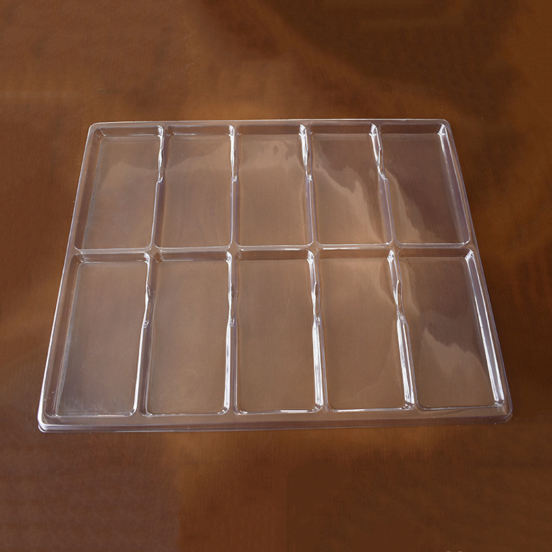 卸売り白色psマット内径165*80長方形ブリスターパレットのプラスチックケースpp研磨砂ブリスターインナーの裏地|undefined