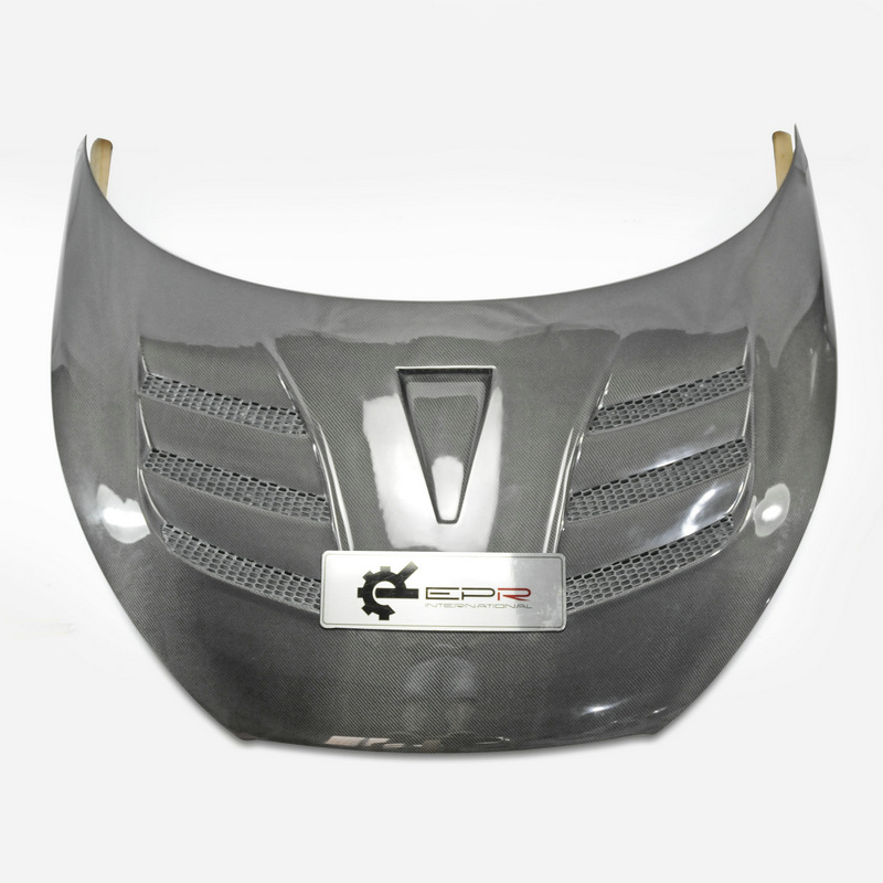 Suitable for Hyundai Veloster carbon fiber modification parts TYPEC multi-hole cooling engine hood