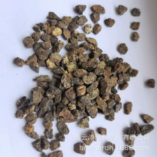 棕色石榴砂水过滤水处理磨料天然石榴石砂4-8 8-16目 金刚砂