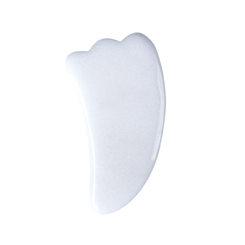 メーカースポット卸売り自然玉羊角スクレーパー水晶顔マッサージローラー粉晶原石ダイヤルシート