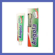 外贸出口喜露150g英文三色牙膏带牙刷 angola toothpaste中东非洲