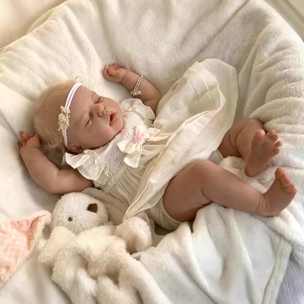 55 cm Alexis exportación de comercio exterior original simulación muñeca de bebé suave juguetes de bebé socio de crecimiento