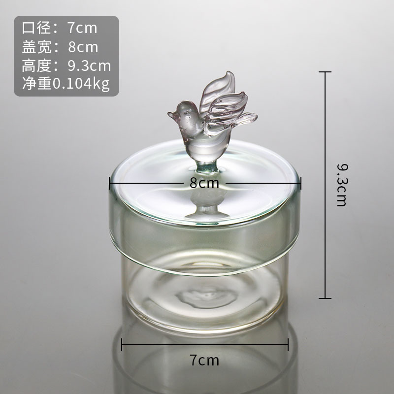 Estilo europeo de tamaño pequeño vidrio placa de la torta cubierta de polvo transparente fruta placa almacenamiento mesa de postre creativo boda decoración del hogar