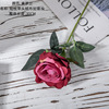 Factory velvet Ruyi Rose Night Rose Improvement Flower Export Fake Flower Wholesale Home Furnishing Wedding MW03336