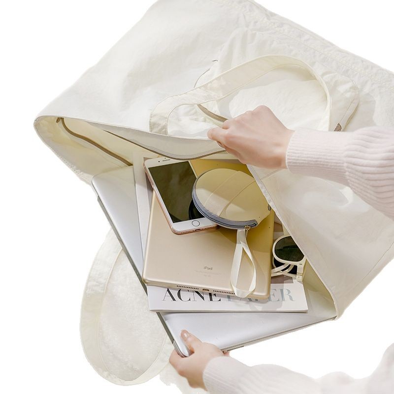 Bolsa de lona Taslon Bolsa de almacenamiento de gran capacidad Bolsa de viaje portátil Embalaje anti-salpicaduras Bolsa de equipaje en movimiento Bolsa de viaje