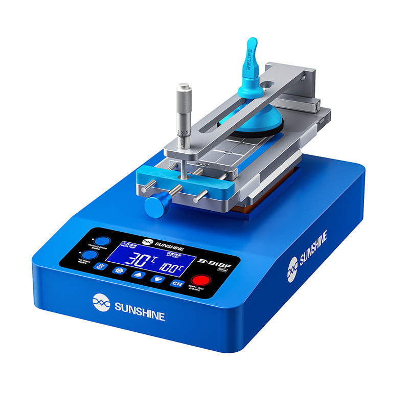 Separador de freno electrónico multifuncional 918F Pro se utiliza para la separación de la pantalla curva recta y la eliminación de pegamento y desmarcado de la pantalla image 5