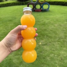 ��Ʒ500ml�Ǻ��JƿʳƷ��PET���|����ƿһ�����̲��֭ƿ͸�����w