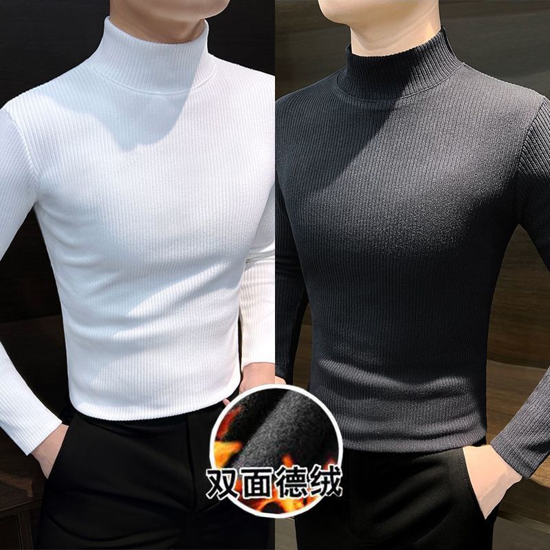 [나사 양면 저먼 벨벳] 화이트 + 다크 그레이 [투피스 팩]