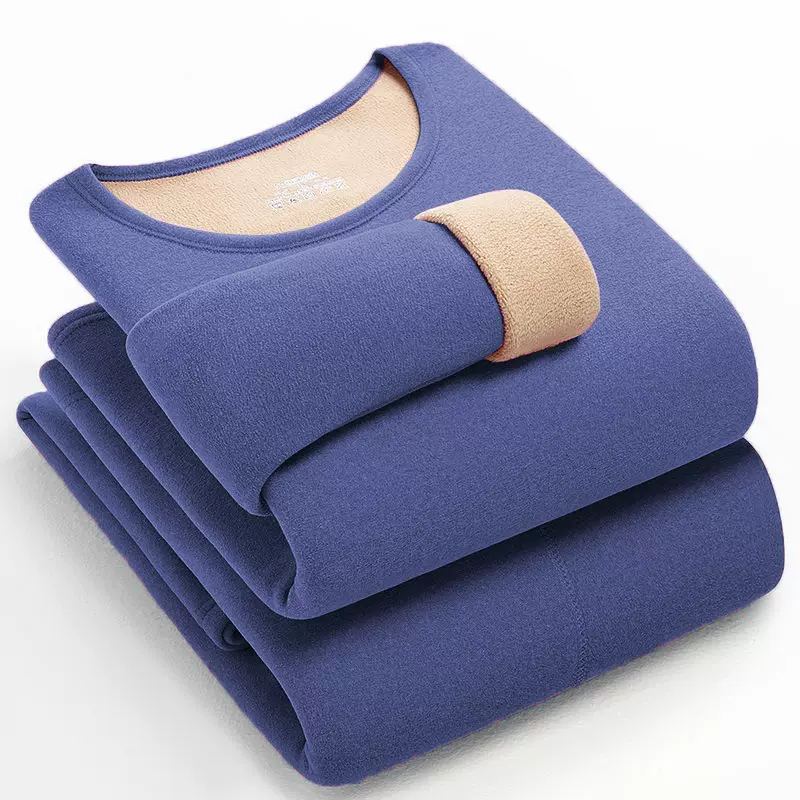 男士驼绒保暖内衣套装巨厚加绒防寒秋衣秋裤修身不起球秋冬季御寒