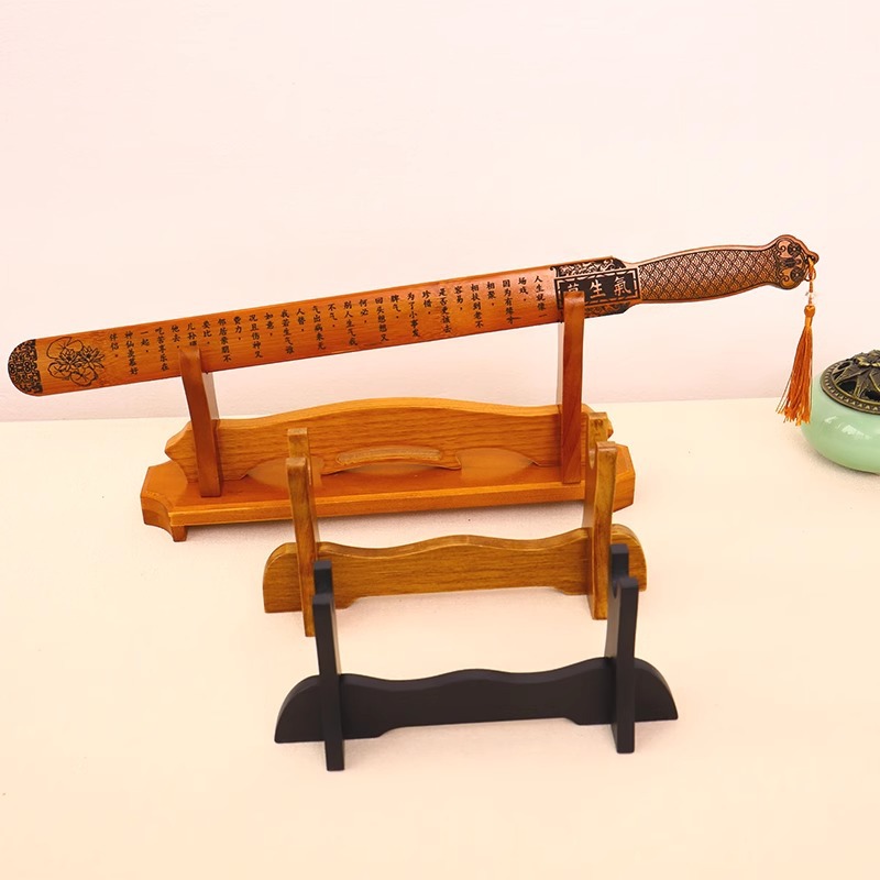 Ruler Bracket Bracket Base Estante de exhibición de estilo chino Características de soporte de artesanía