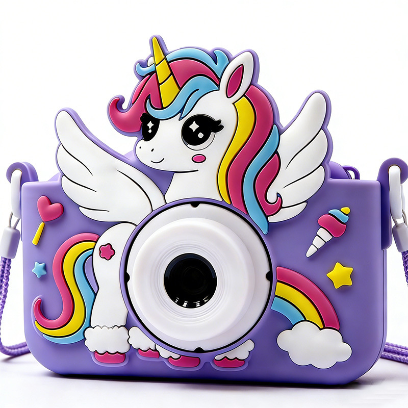 Purple Ice Cream Horse-HD Dual Camera