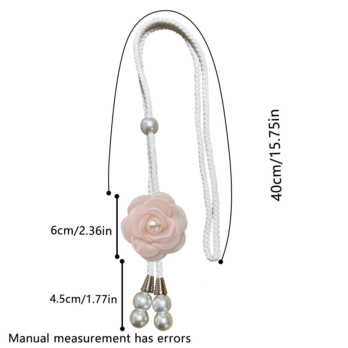 Transfronterizo nuevo camellia oriental 2 accesorios de correa de cortina universal cortina accesorios de decoración fábrica al por mayor