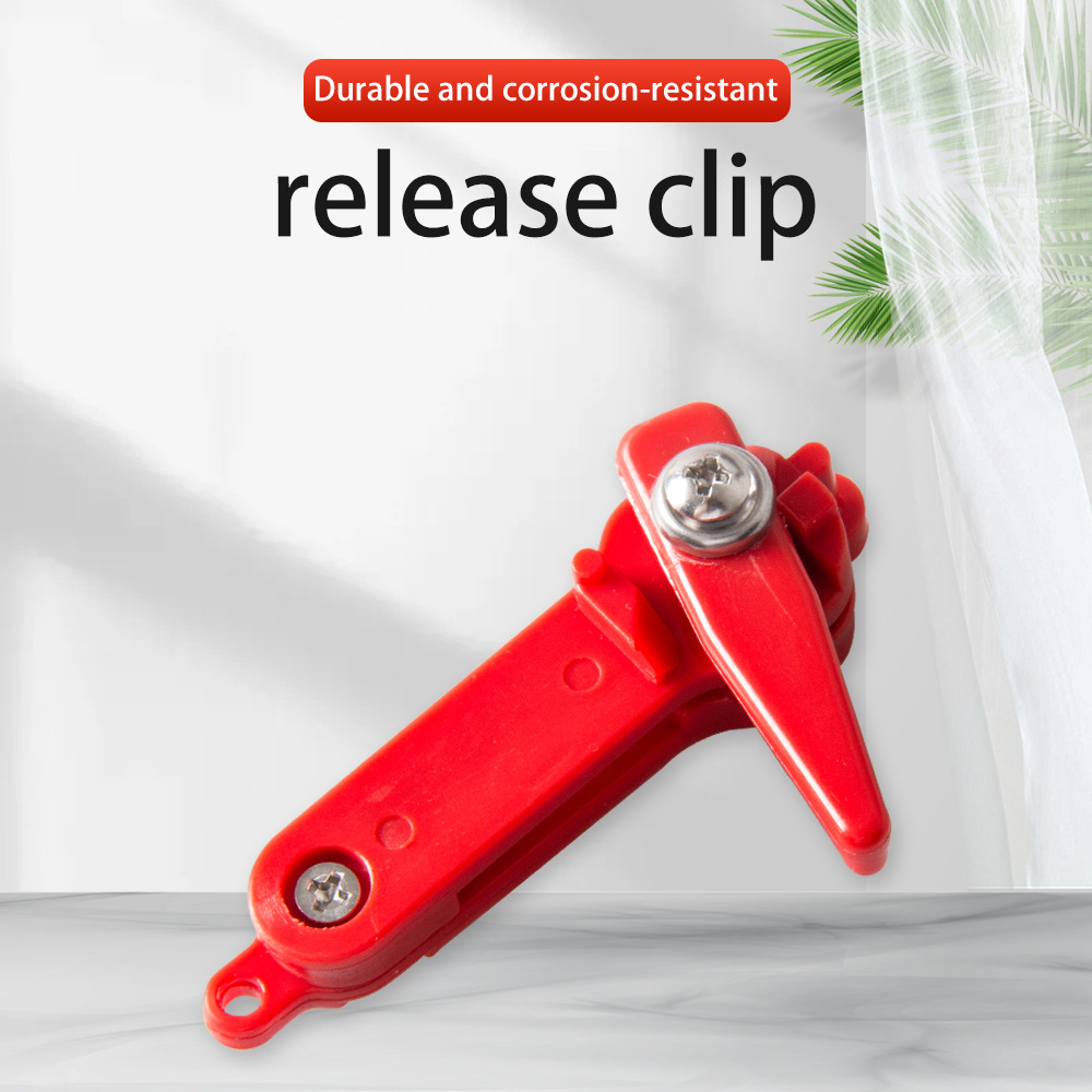 Releaseeclip split line clip sea fishing trolley fast snap button…
