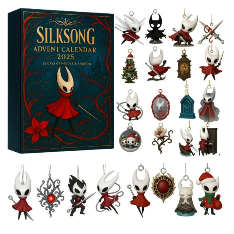 Граничная независимая станция новый продукт Hollow Knight Silk Song Advent Festival Blind Box Рождественское украшение дерева Acrylic Pendant