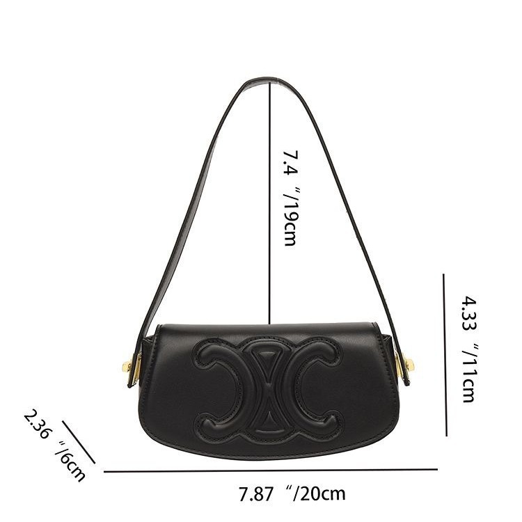 Bolso baguette francés para ir al trabajo, bolso de axila de nicho de alta gama para mujer, nuevo bolso de hombro tipo bandolera de estilo otoño e invierno 2024