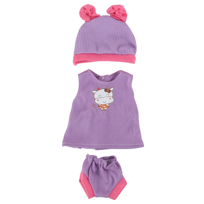 Fábrica directa moda 36cm vinilo simulación muñeca ropa 14 pulgadas niños y niñas ropa transfronteriza exclusiva