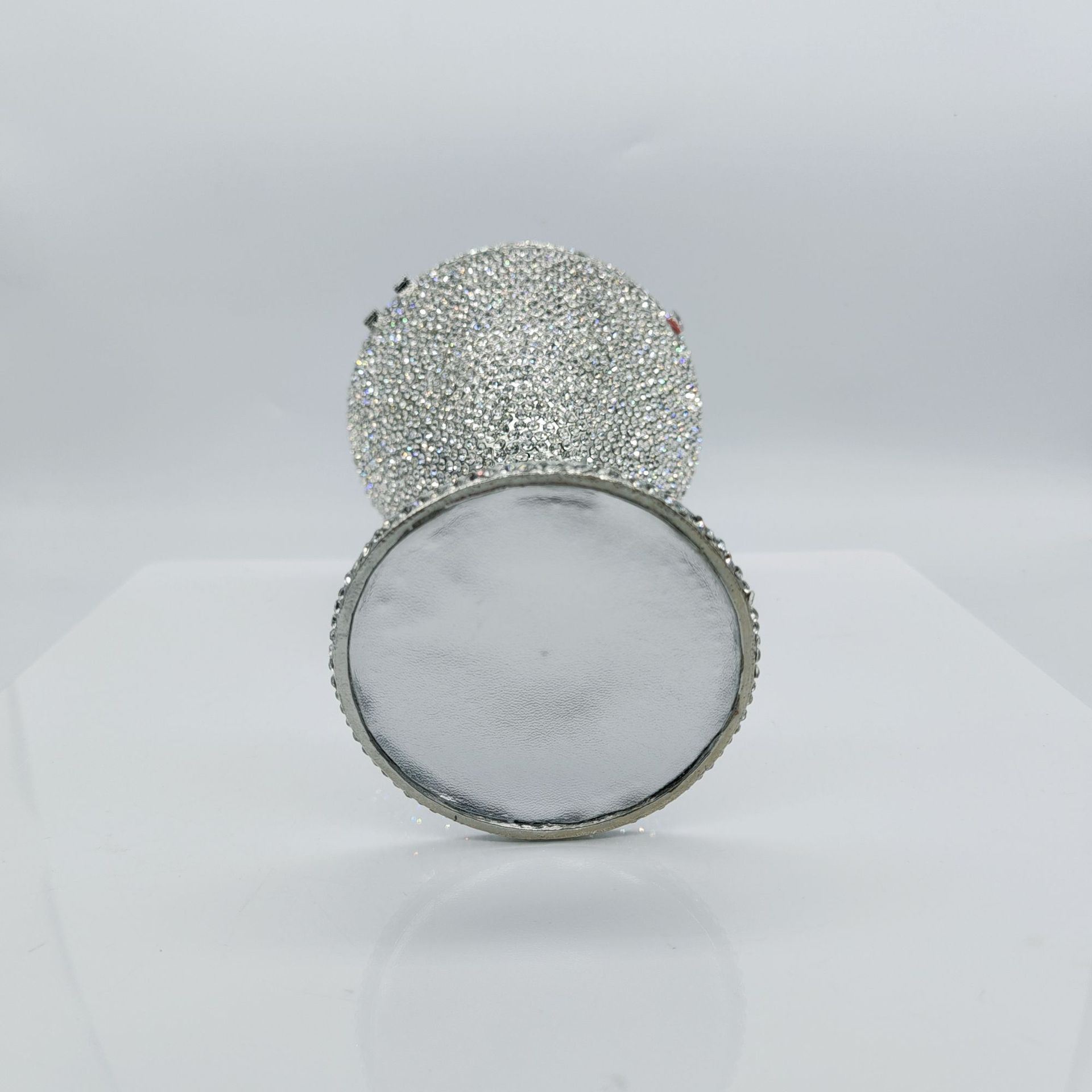 Túi clutch nữ đính đá dạ hội pha lê kim cương — Sông Danube màu xanh, Hồng hồng/phần cứng bạc, Ký ức màu hồng/phần cứng bạc, Bột giao hưởng/phần cứng vàng chi tiết 29