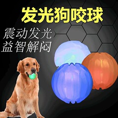 Pet Toys LED Light-Up Dog Chewing Ball Dog Toys Durable Chew Training Ball Amazon Pet Supplies Factory Wholesale