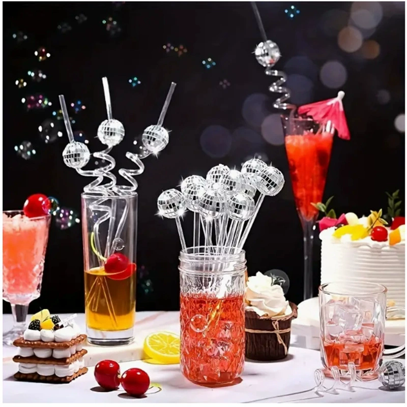 Зеркальный шарик блендер 3cm Зеркальный шарик коктейль блендер прозрачный барон для напитков блендер