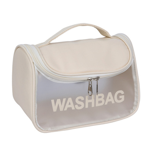 High-end travel portable cosmetic bag with large capacity for men and women hook toiletry bag cosmetics hand storage bag