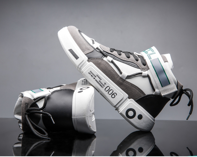 Hoge top herenschoenen zomer nieuwe casual sport Koreaanse versie trendy mode alle match heren groothandel_voghion.com
