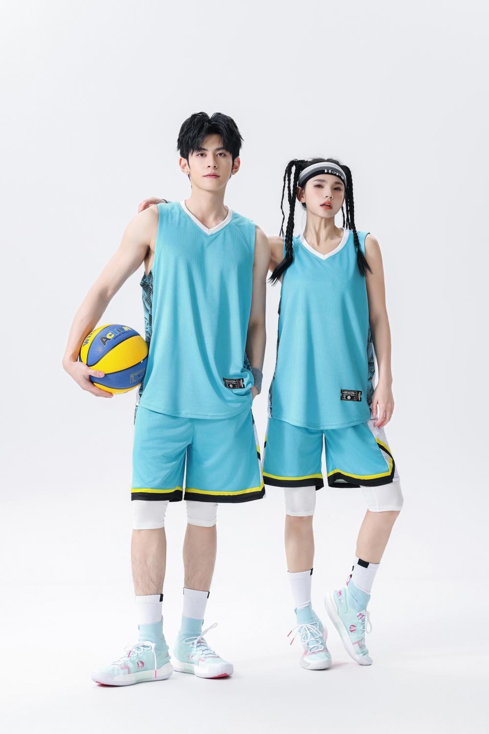 Nuevo conjunto de ropa de baloncesto para hombres y mujeres de verano rápido secado transpirable americano entrenamiento juego camiseta se puede imprimir uniformes personalizados