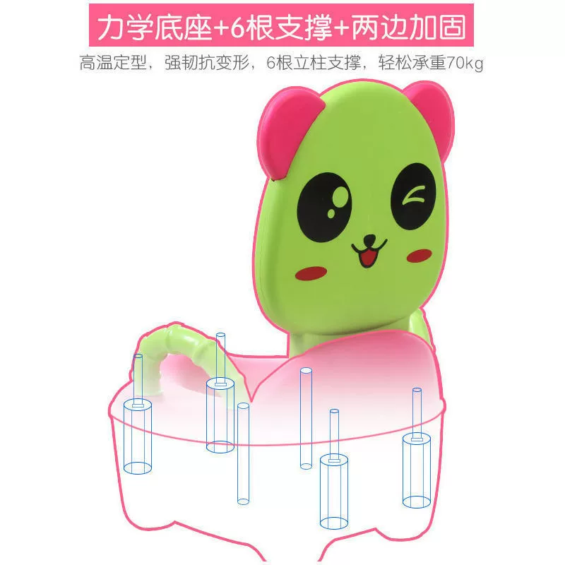 Children's cartoon toilet for boys