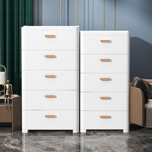 Van Gogh Japanese-style Drawer-type Storage Cabinet Living Room Simple Small Bedside Sofa Side Cabinet Installation-free Large Storage Cabinet