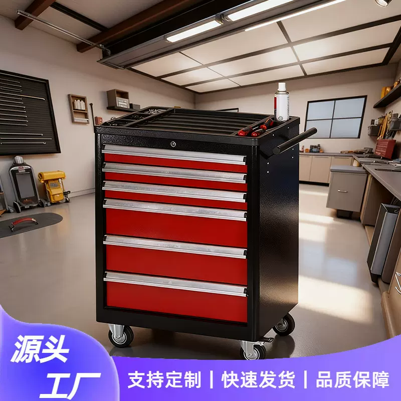 汽修工具车重型工具零件推车间抽屉式多功能移动工具箱维修工具柜