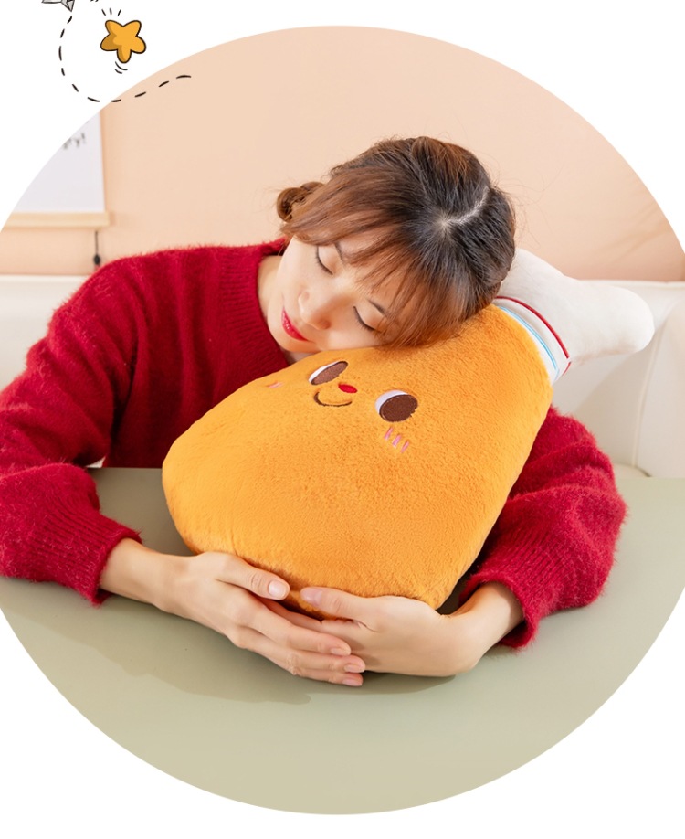 New Fun Chicken Leg Pillow Sofa Living Room Girls Sleeping Plush Back Cushion Office Lumbar Cushion Cushion Artifact