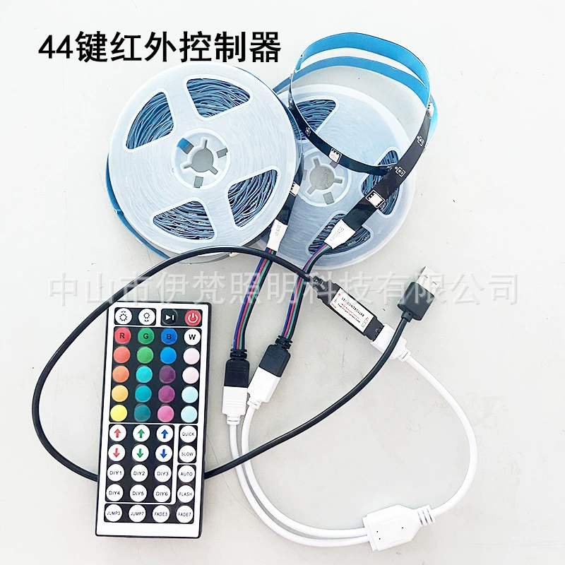 Светодиодная лента YiFan RGB 5V, декоративная подсветка с пультом, 10м/20м для домашних кинотеатров