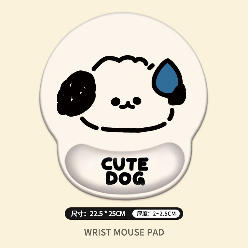 White dog head