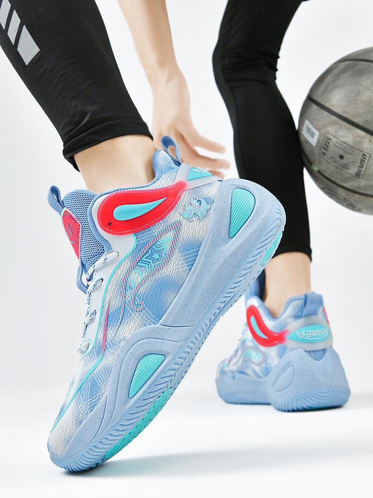Nuevos zapatos de baloncesto de otoño transpirables antideslizantes y amortiguadores zapatos deportivos de carreras ligeros antideslizantes de cemento para hombres