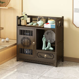 Medieval Style Movable Side Table for Living Room Sofa Side Small Table Small Apartment Non-Solid Wood Small Coffee Table