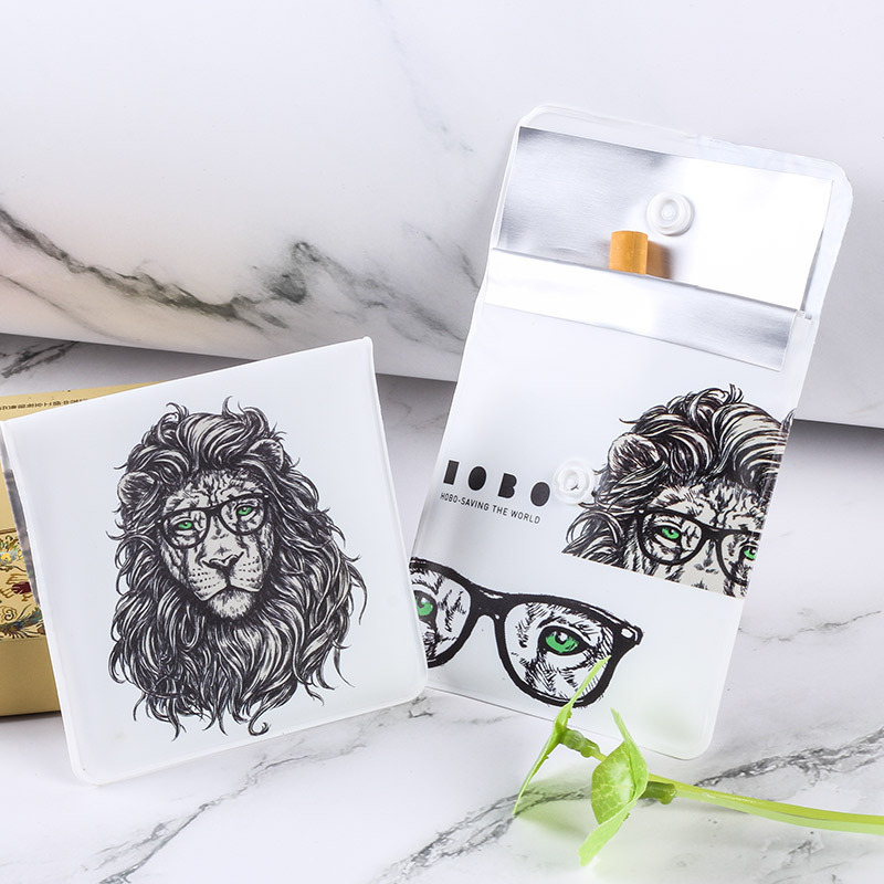 Bag de cenizas portátil Ceniciero anti-volante creativo personalidad moda bolsa de cenizas metálicas extintor de humo