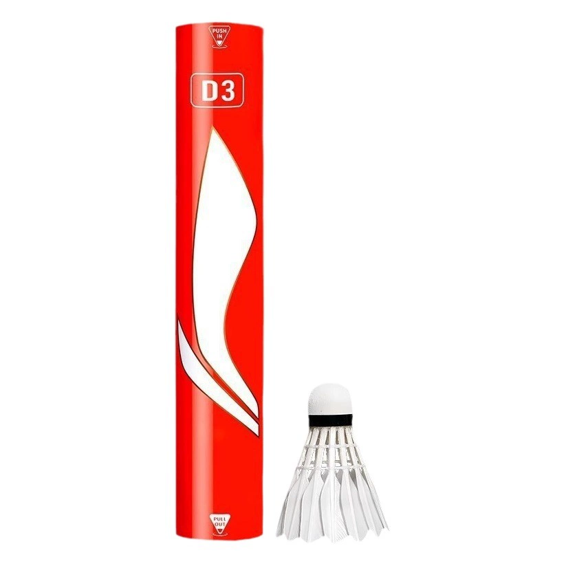 Ли Нин Бадминтон подлинная утиная шерсть устойчивый к удару король ветра D1 профессиональный бренд официальный тренировочный мяч D6