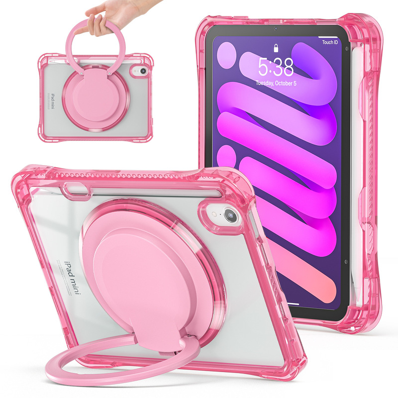 Suitable for iPad Mini6/Mini (A17Pro with Adsorption Pen Slot High Transparent Acrylic Tablet Protective Case Suitable for iPad Mini6/Mini (A17Pro with Adsorption Pen Slot High Transparent Acrylic Tablet Protective Case