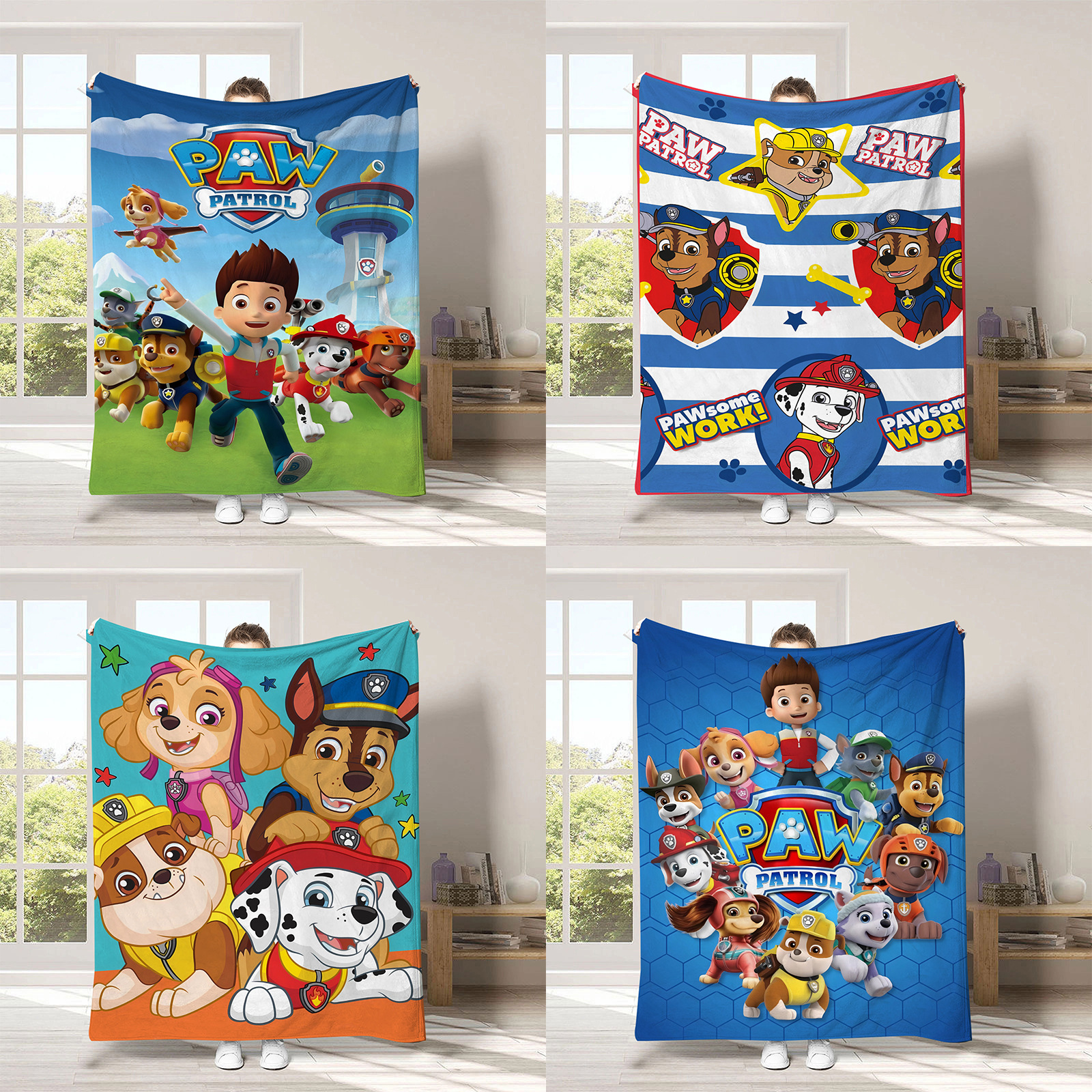 (Cross-border trading), children's cartoon flannel duvet, Amazon