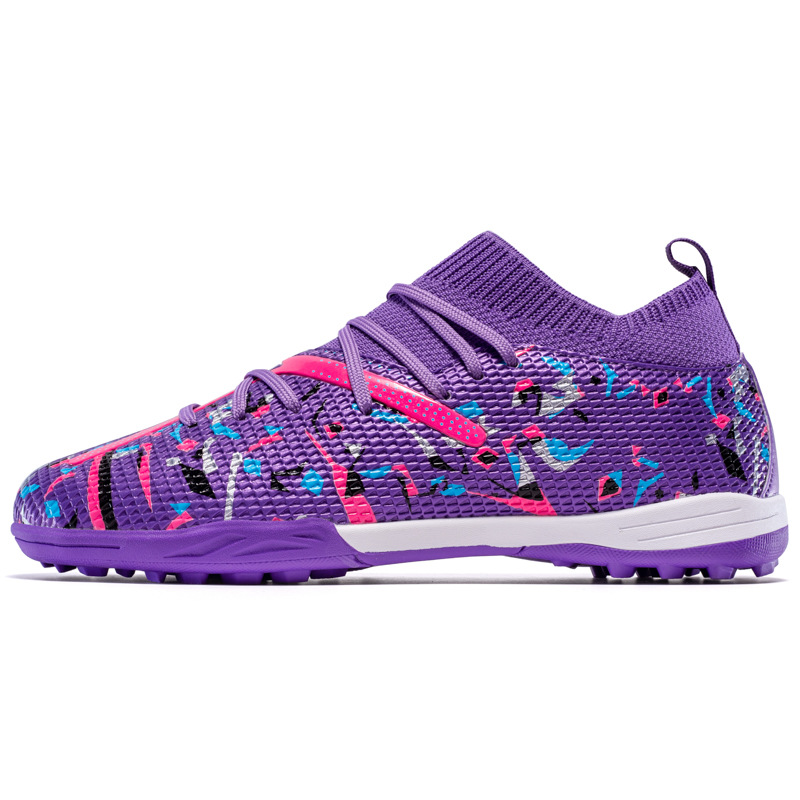 Zapatos de fútbol de alto nivel para hombres y mujeres, zapatos de entrenamiento de césped antideslizante para adultos, zapatos de entrenamiento de césped transfronterizos