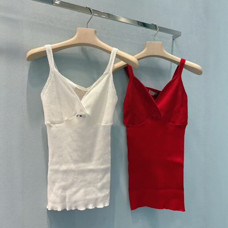 Nanyou High-End Mm26 Early Spring Lace Trim Sleeveless Versatile Slim Fit Camisole Commuter Trendy Brand for Women Nanyou High-End Mm26 Early Spring Lace Trim Sleeveless Versatile Slim Fit Camisole Commuter Trendy Brand for Women