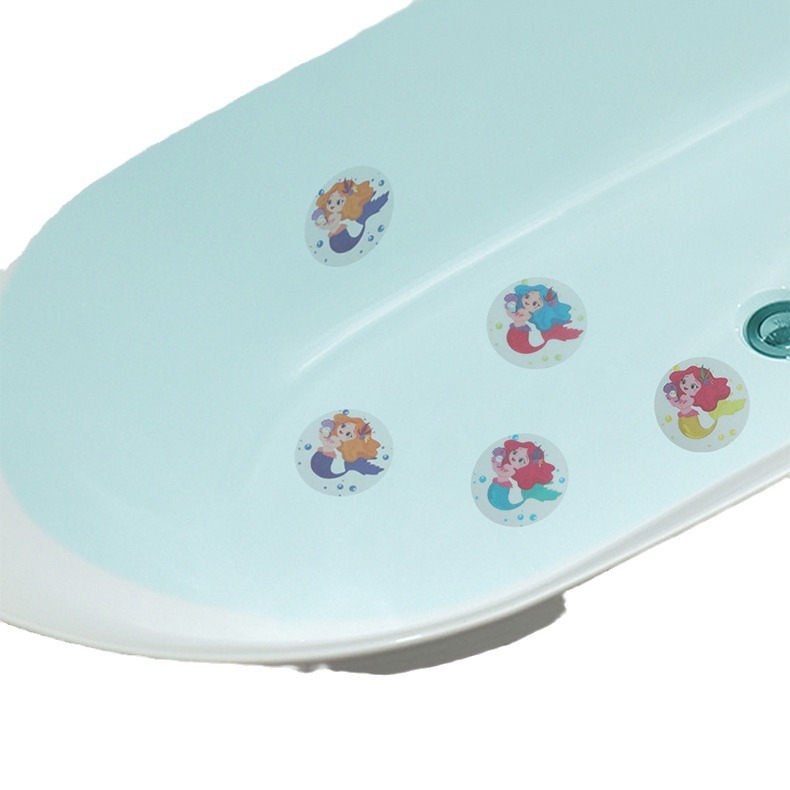 Colorido Flor de dibujos animados de goma PEVA pegatinas antideslizantes PU antideslizante tela antideslizante patrón de cinta antideslizante pegatinas de arena