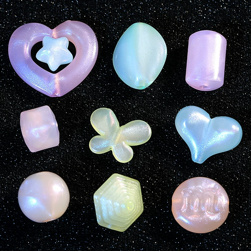 Acrylic mobile phone, accessory, accessories, beads, through hole, DIY