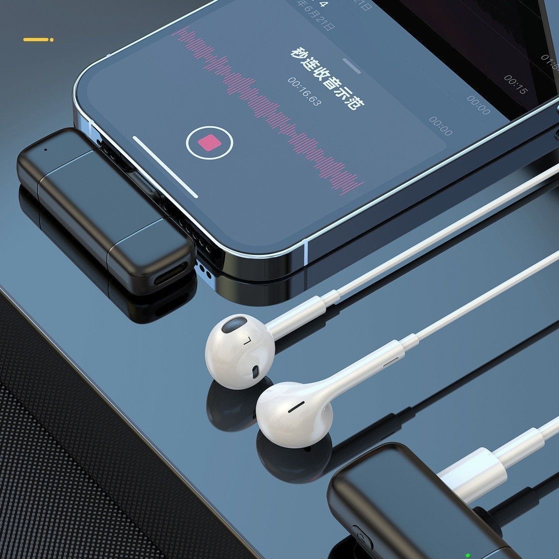 New Model K6 Wireless Lavalier Microphone with Charging Case, Digital Display, for Live Streaming, Interviews, Noise Reduction Wireless Microphone 3
