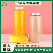 52���̲�ƿ400ml��֭ƿPET͸������ƿ 400����ʳƷ�����w���ƿ��