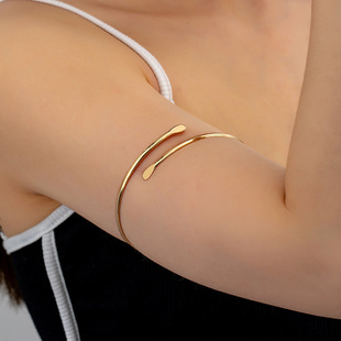 Europe and the United States cross-border new two flat arm ring fashion simple temperament elegant personality Joker jewelry factory direct sales
