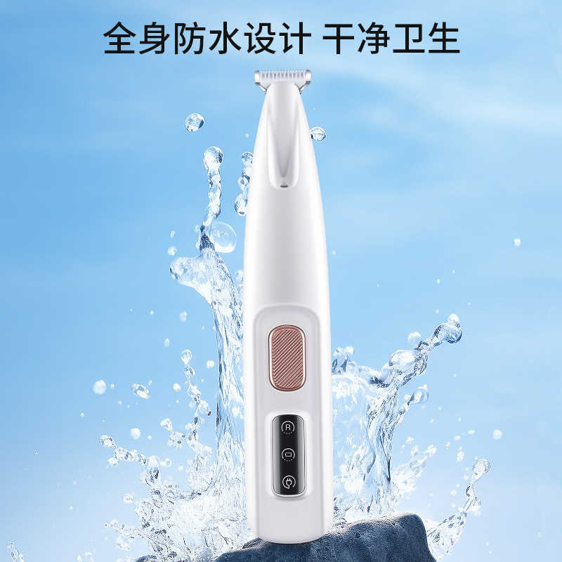Pipitao perro gato pelo del pie LED impermeable pet afeitadora eléctrica clipper herramienta suministros para mascotas