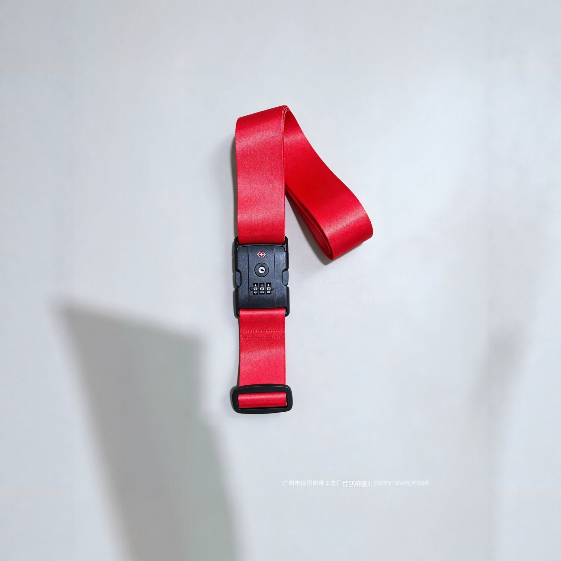 Special luggage reinforcement strap for international shipping, creative cartoon print TSA customs code lock packing strap